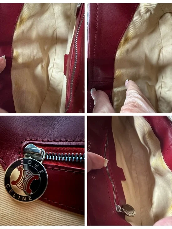 Celine Black/White/Red Vintage 2002 FIFA World Cup limited edition leather bag - Picture 7 of 10